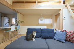 あったか２階リビングの暮らし　永本建設