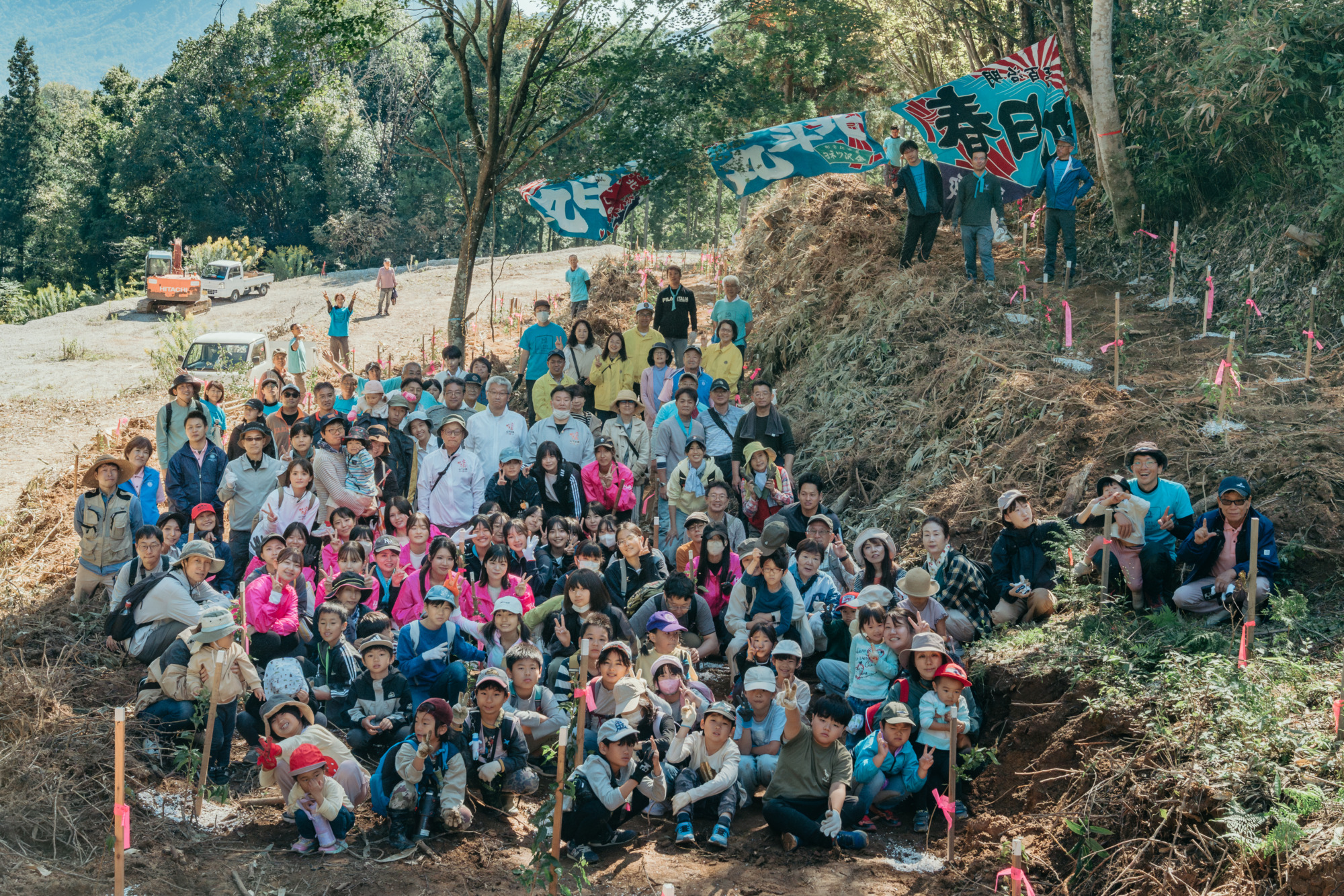 漁民の森づくりの様子